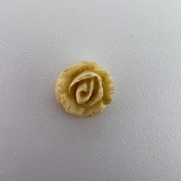 Broken Earrings Craft Lot Cloisonné Porcelain Blue White Beads Resin Roses Parts - Picture 7 of 7